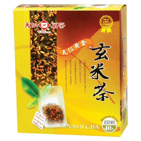 天仁原片黃金玄米茶-40包入