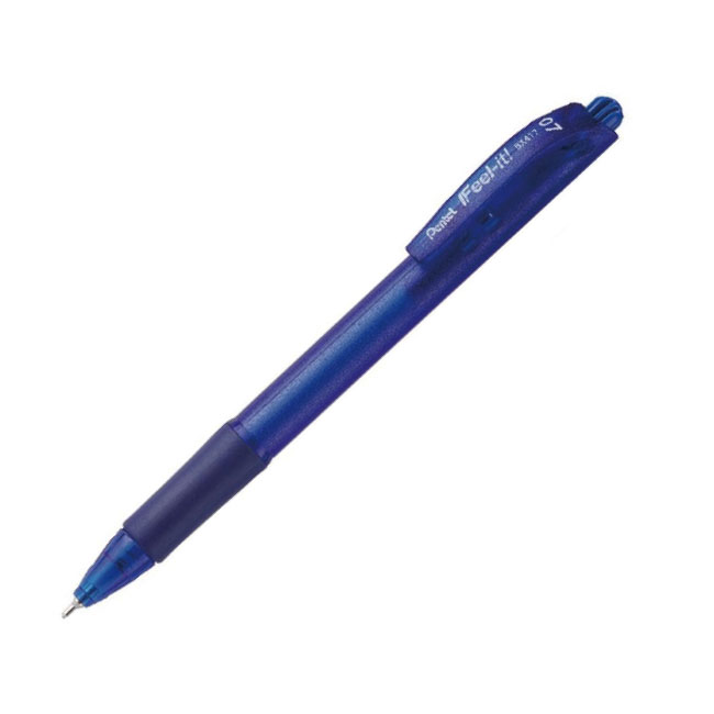 PENTEL  0.7mm自動原子筆 BX417(藍)
