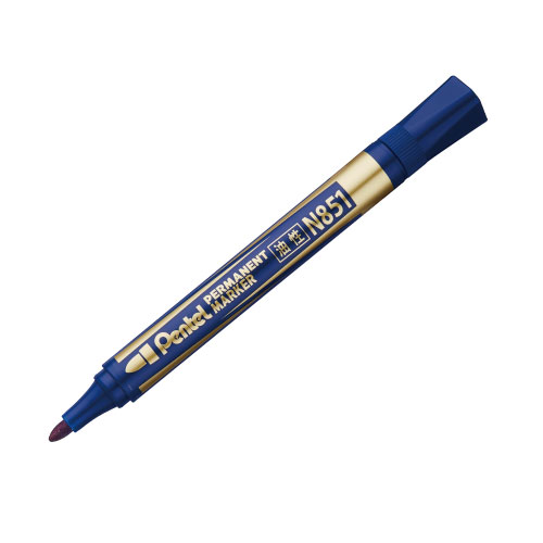 PENTEL圓頭油性筆N851-C(藍)