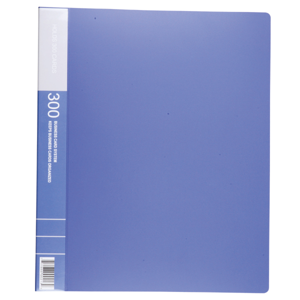 雙鶖名片簿名片簿-BNC300/300入(藍)